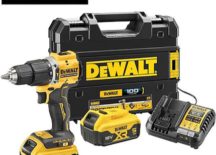 DEWALT TRAPANO AVVITATORE A PERCUSSIONE A BATTERIA 18V 5,0AH DCD100YP2T