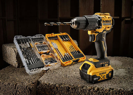 DEWALT TRAPANO AVVITATORE A PERCUSSIONE A BATTERIA 18V 5,0AH DCD100YP2T