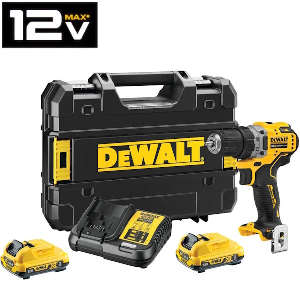 DEWALT TRAPANO AVVITATORE A BATTERIA 12V 2,0AH ART. DCD701D2-QW