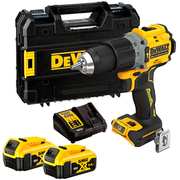 DEWALT TRAPANO AVVITATORE A PERCUSSIONE A BATTERIA 18V 2AH DCD805E2T-QW