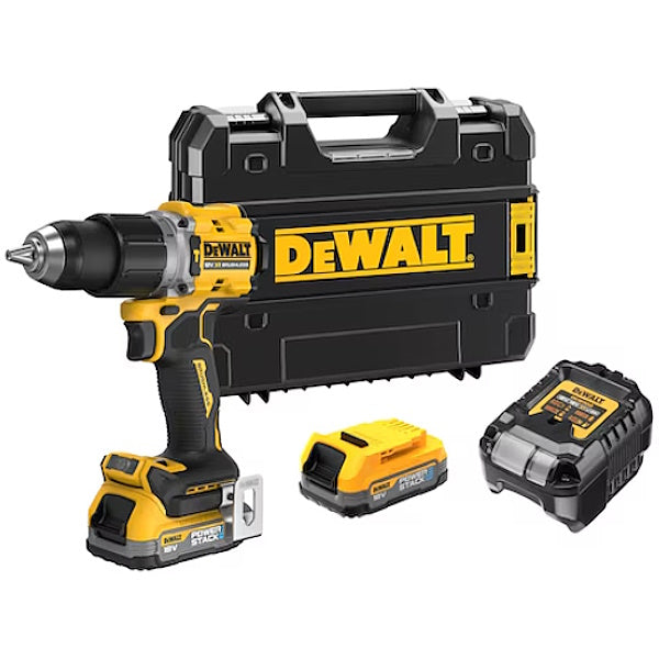 DEWALT TRAPANO AVVITATORE A PERCUSSIONE A BATTERIA 18V 2AH DCD805E2T-QW