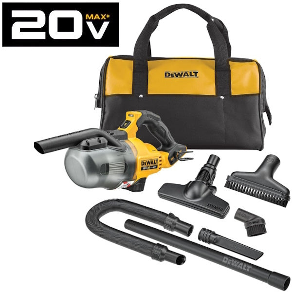 DEWALT ASPIRATORE A BATTERIA XR FILTRO CLASSE L 18V