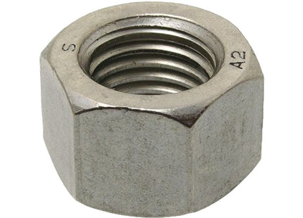 DADO ESAGONALE ALTO IN ACCIAIO INOX A2 UNI 5587 ISO 4033 M18