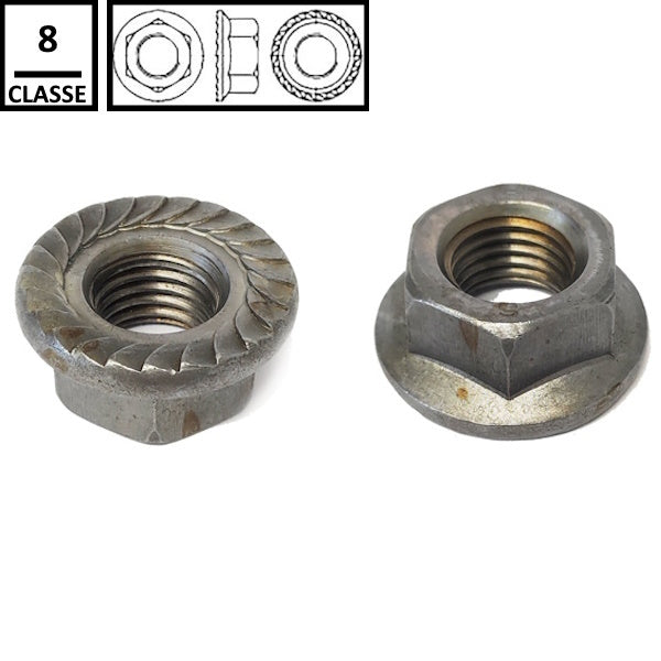 70 Dadi Autobloccanti Con Flangia In Acciaio Inox | Set M3 M4 M5 M6 M8 | Per Mobili, Meccanica, Bici - Foto 5