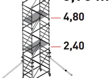 FACAL TRABATTELLO DOGE 65 COMPLETO DI PIANI A NORMA ITALIANA