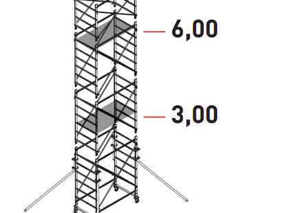FACAL TRABATTELLO DOGE 65 COMPLETO DI PIANI A NORMA ITALIANA