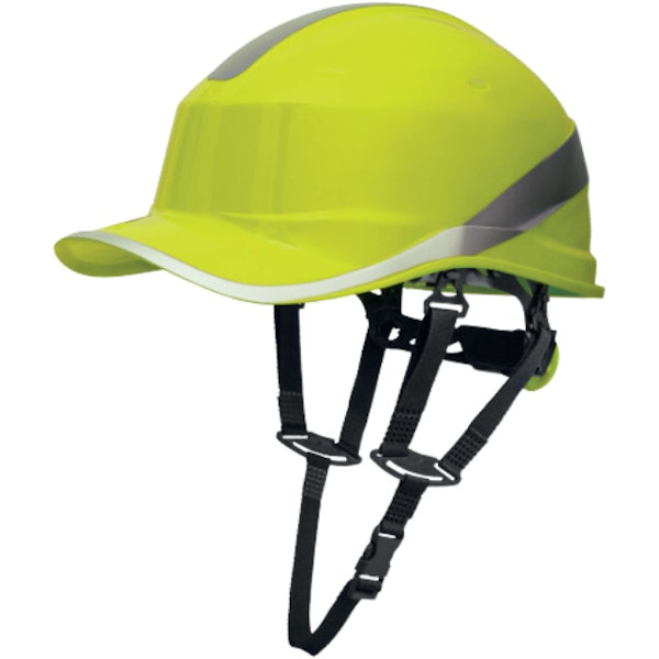 DELTA PLUS ELMETTO DA CANTIERE MOD. BASEBALL DIAMOND V UP GIALLO