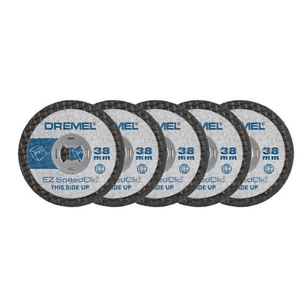 DREMEL ART. SC476  DISCHI TAGLIO PLASTICA D.MM38 EZ SPEEDCLIC CONF.PZ5