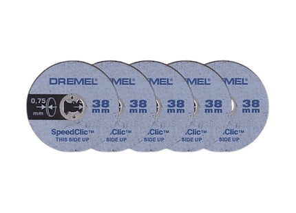 DREMEL ART. SC409 DISCHI TAGLIO SOTTILI EZ SPEEDCLIC D.MM38 CONF.DA PZ5