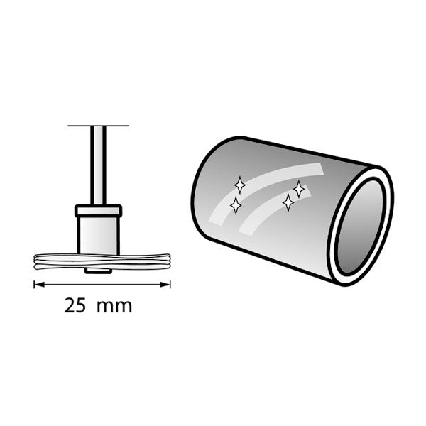 DREMEL ART.   423S DISCO IN TESSUTO PER LUCIDARE D.MM25 EZ SPEEDCLIC