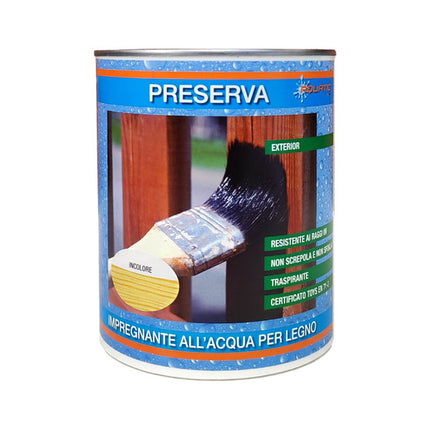 VERNITES PRESERVA IMPREGNANTE ALL'ACQUA LARICE CHIARO LT 0,75