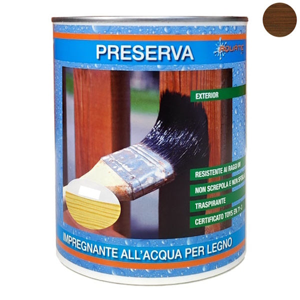 VERNITES PRESERVA IMPREGNANTE ALL'ACQUA NOCE SCURO LT 0,75