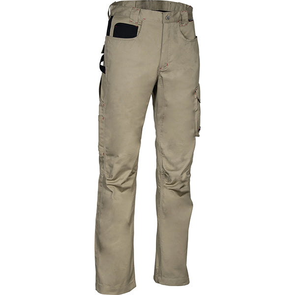 COFRA PANTALONE DRILL MULTITASCHE COLORE CORDA/NERO