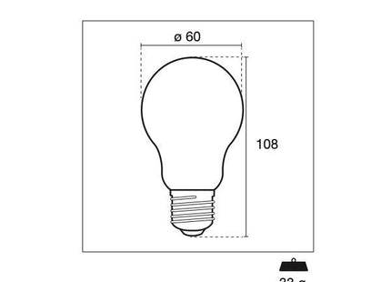 CENTURY LAMPADINA LED INCANTO SATEN GOCCIA 230V E27 IP20