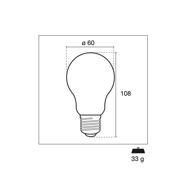 CENTURY LAMPADINA LED INCANTO SATEN GOCCIA 230V E27 IP20