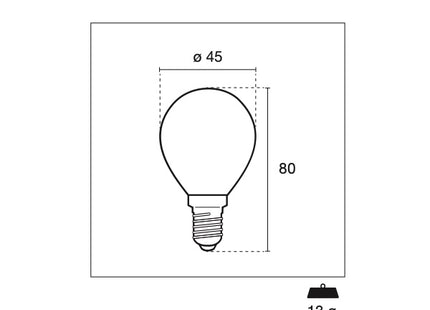 CENTURY LAMPADINA LED INCANTO MINI GLOBO SATEN 230V 6W E14 4000K 806LM