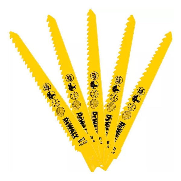 DEWALT LAME PER SEGA DIRITTA PER LEGNO E PLASTICA MM152X3,6/5,1 CONF.PZ5