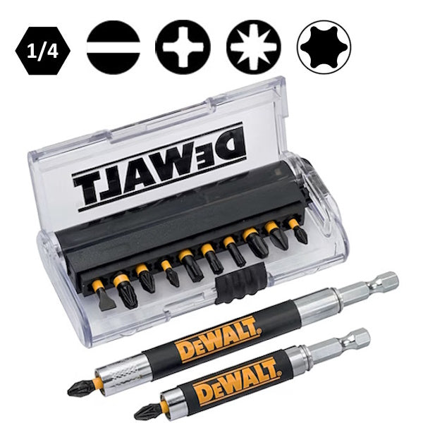 DEWALT SET INSERTI BITS IMPACT TORSION PER AVVITATURA PZ14