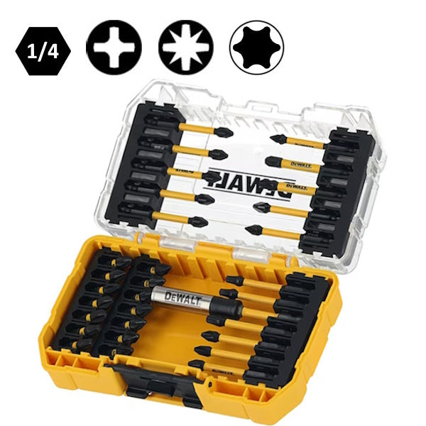 DEWALT SET INSERTI BITS FLEXTORQ PER AVVITATURA PZ31