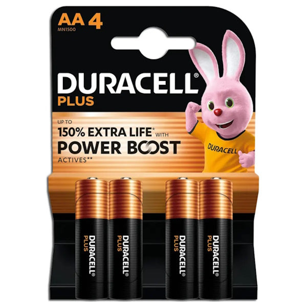 DURACELL BATTERIE PLUS POWERBOOST MN1500 STILO AA