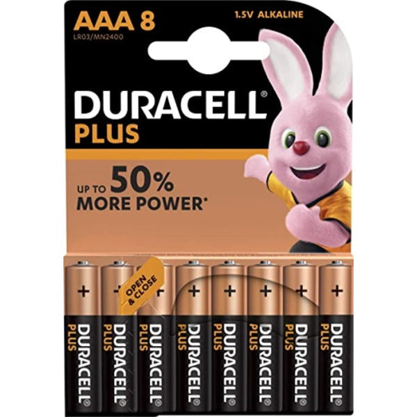 DURACELL BATTERIE PLUS100 MN2400 MINISTILO AAA IN BLISTER