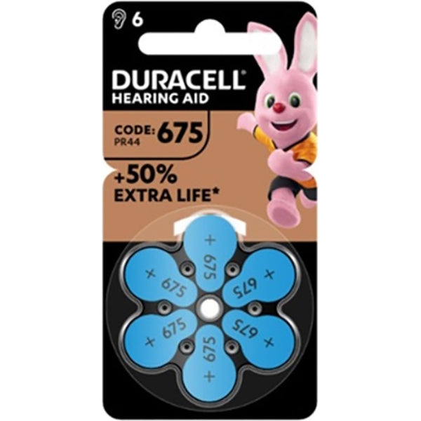DURACELL BATTERIE TAB675 BLU PER ACUSTICA BLISTER DA PZ6