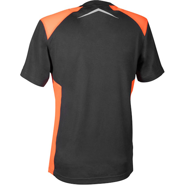 COFRA T-SHIRT DUNKERQUE COLORE ANTRACITE/ARANCIONE
