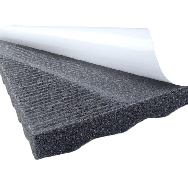 FONOASSORBENTE BUGNATO ADESIVO PS3000 GRIGIO MT1,5 SPESSORE 30MM AL MTL