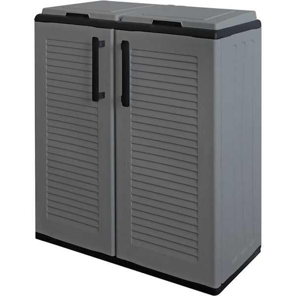 ARTPLAST CONTENITORE RACCOLTA DIFFERENZIATA 2 SCOMPARTI GRIGIO