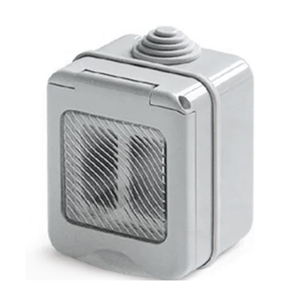 ELETTROCANALI CONTENITORE DA PARETE PER APPARECCHI 2 POSTI IP55