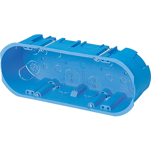 ELETTROCANALI SCATOLA INCASSO PER CARTONGESSO 6/7 MODULI COLORE BLU