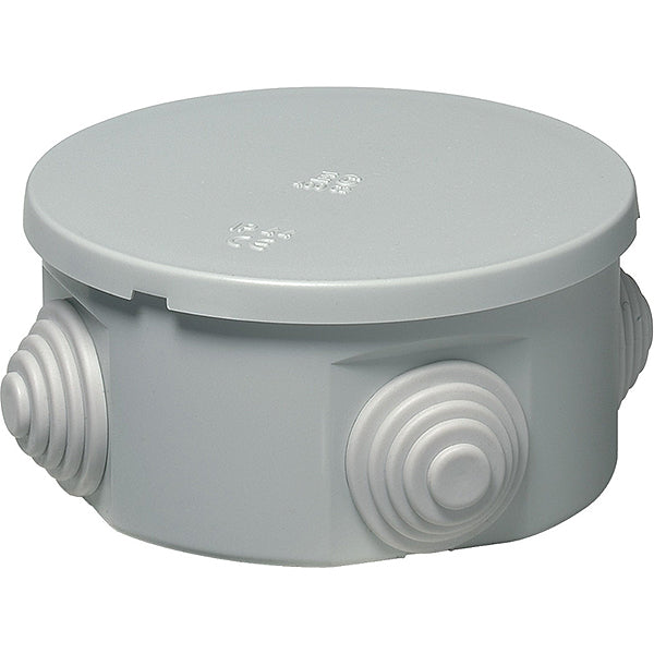 ELETTROCANALI CASSETTA DI DERIVAZIONE DA PARETE TONDA D.MM 80X40 IP44