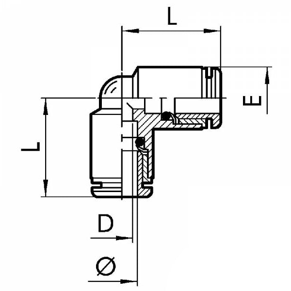 EUROFIT RACCORDO ART. 704 L INTERMEDIO