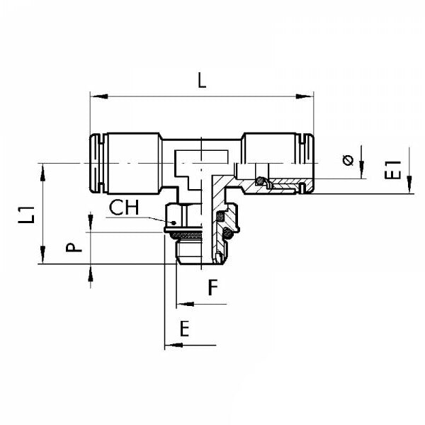 EUROFIT RACCORDO ART. 732 T CENTRALE MASCHIO GIREVOLE