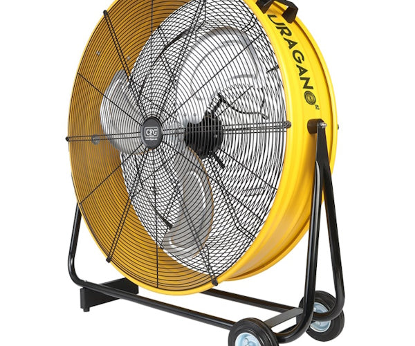 Ventilatore Industriale Bastilipo Uragano - 140 W, 3 Velocità, Pale 60 Cm, Nero, Con Ruote - Foto 2