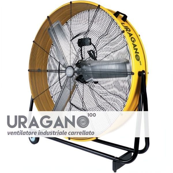 CFG VENTILATORE CARRELLATO INDUSTRIALE MOD. URAGANO 100 ALTEZZA CM.114