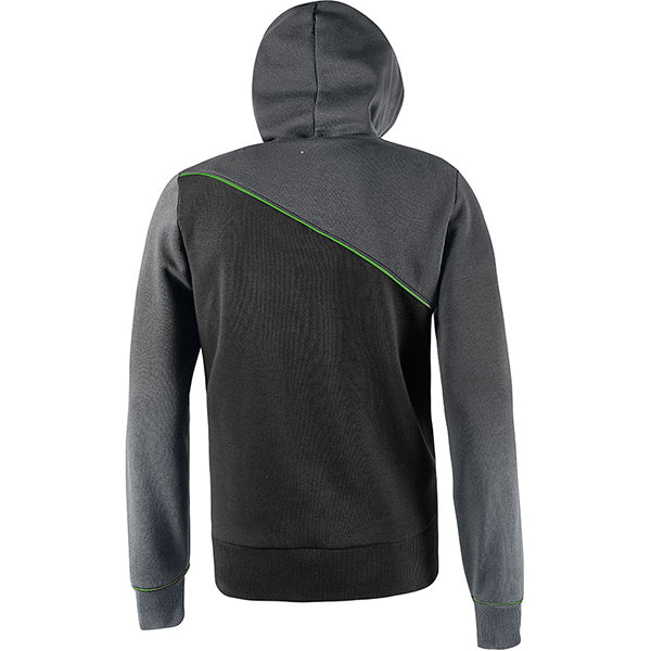 U-POWER FELPA CON CAPPUCCIO JUPITER COLORE ASPHALT GREY