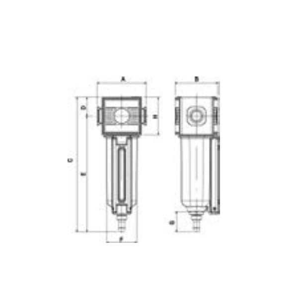ANI ART. E/10/2 1/4"F FILTRO MODULARE MIGNON