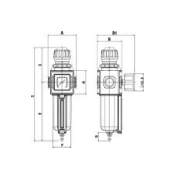 ANI ART. E/24 FILTRO REGOLATORE DI PRESSIONE MODULARE