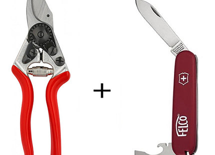 FELCO FORBICE PER POTATURA MOD. F  6 DA MM195 + COLTELLINO SWISS*