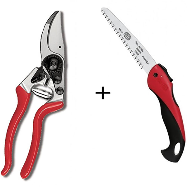 FELCO BOX FORBICE PER POTATURA MOD. F 8 + SEGHETTO PER RAMI MOD. F 600