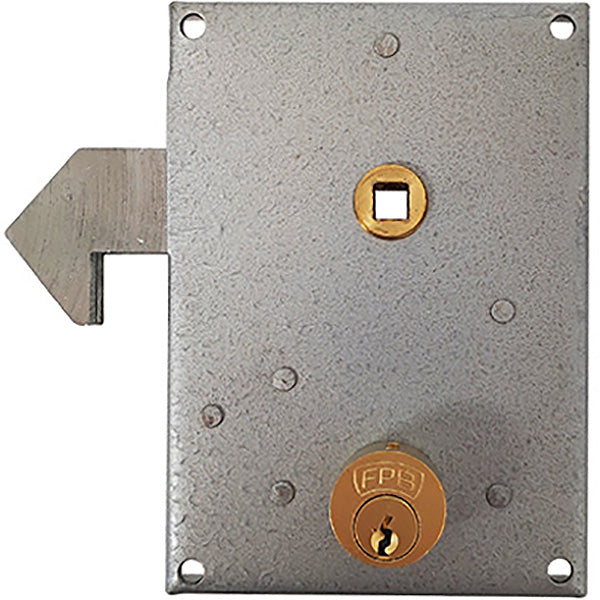 FANGAZIO SERRATURA DA APPLICARE A GANCIO CON CILINDRO LUNGO SX