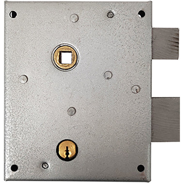 FANGAZIO SERRATURA APPLICARE CON CATENACCIO E SCROCCO CILINDRO CORTO