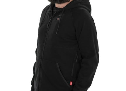 MILWAUKEE FELPA TERMICA CON CAPPUCCIO M12 HHBL4-0 COLORE NERO TG. S