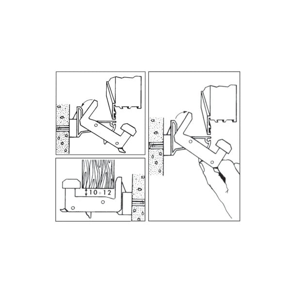 IBFM FERMAPERSIANE AUTOMATICO NERO TIPO GRILLO ART.638
