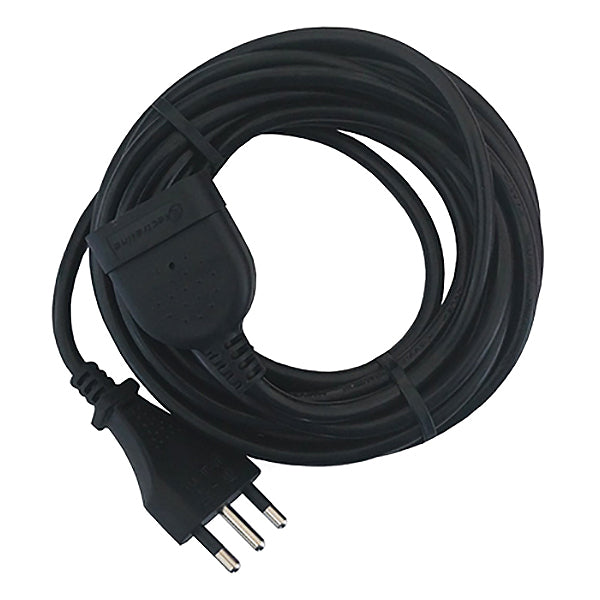 FAEG PROLUNGA CON SPINA 2P+T 16A PRESA 2P+T 10/16A CAVO DA MT5 NERO