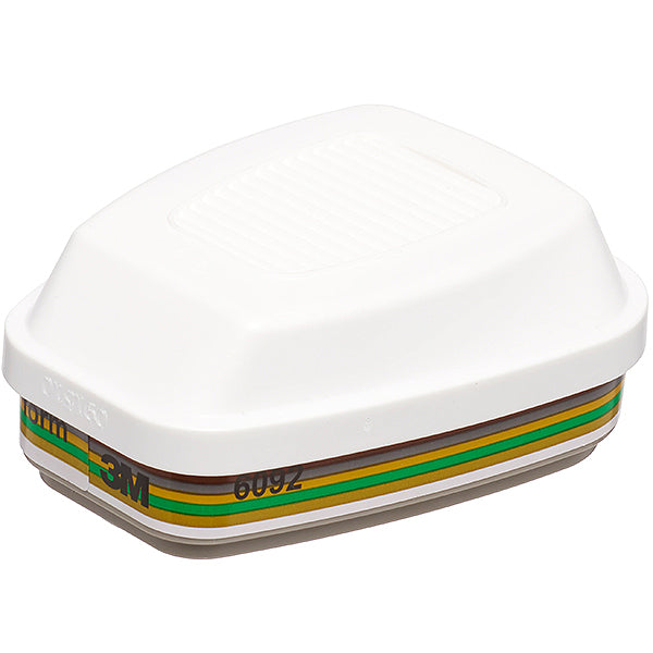 3M FILTRI 6092 PER GAS E VAPORI A1B1E1K1P3 PER RESPIRATORI CONF.DA PZ 2