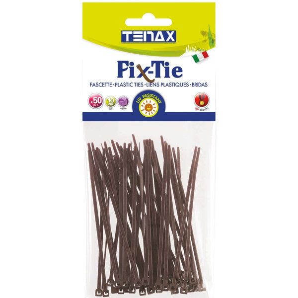 TENAX FASCETTE MULTIUSO ART. FIX-TIE COLORE MARRONE