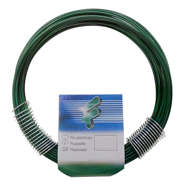 FILOMAT FILO DI FERRO ZINCATO PLASTIFICATO VERDE D.MM2,00 CONF.MT12