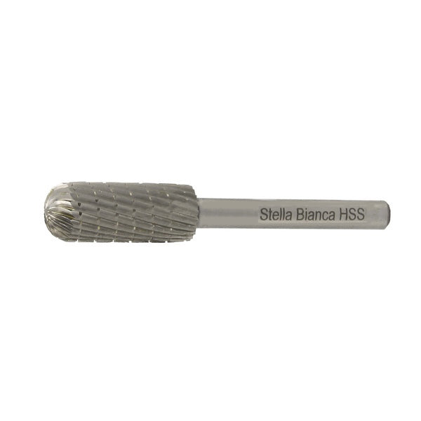 STELLA BIANCA FRESA ROTATIVA HSS CILINDRICA TONDA TG2 D.MM6X30 GAMBO MM6